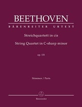 String Quartet in C minor, Op. 131 Set of Parts cover